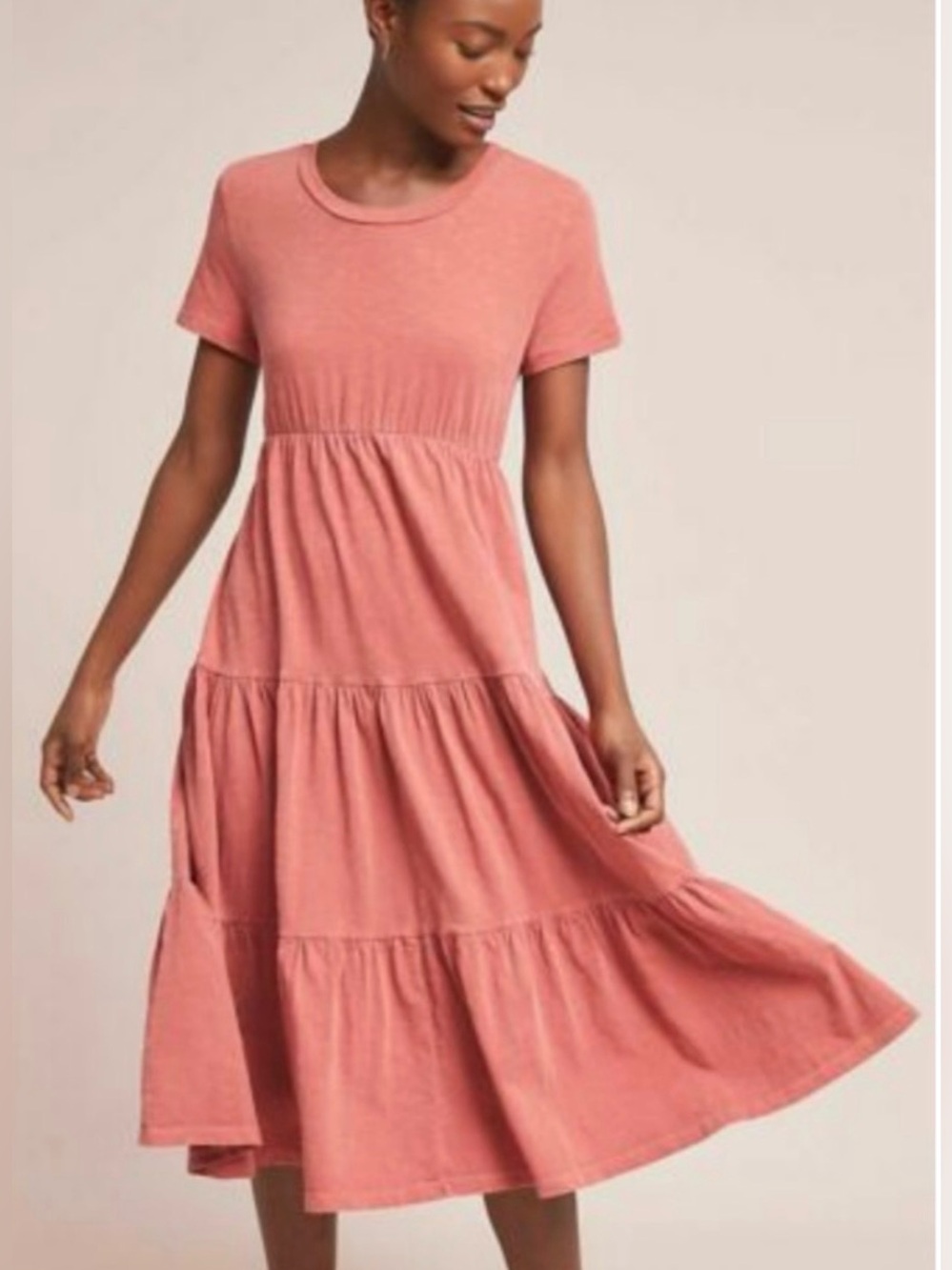 Anthropologie Sundry Peasant Midi Dress